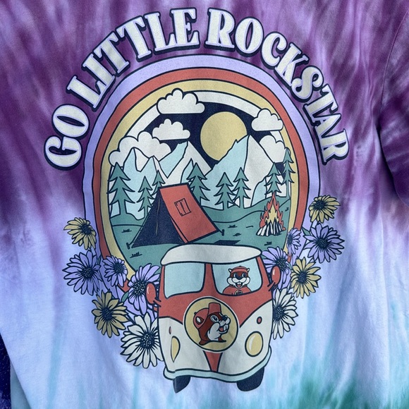 Buc-ee’s tie-dye T-shirt size large. Go little rockstar. - Picture 4 of 6